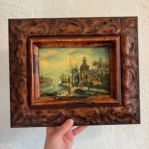 Original Paquette Original Painting Vintage